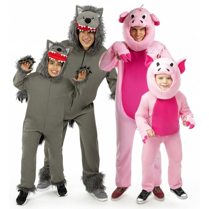 Gruppe von Märchen Die drei kleinen Schweinchen
