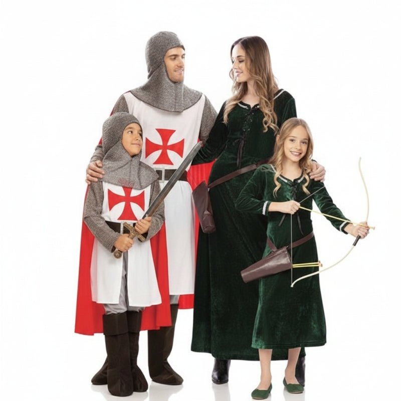 Gruppe von Mittelalterliche Krieger