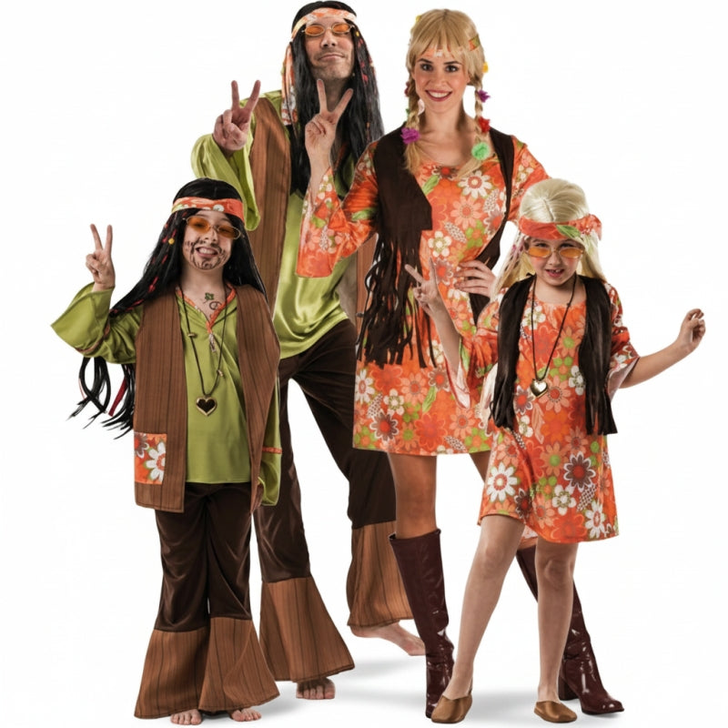 Gruppe von Braune Hippies