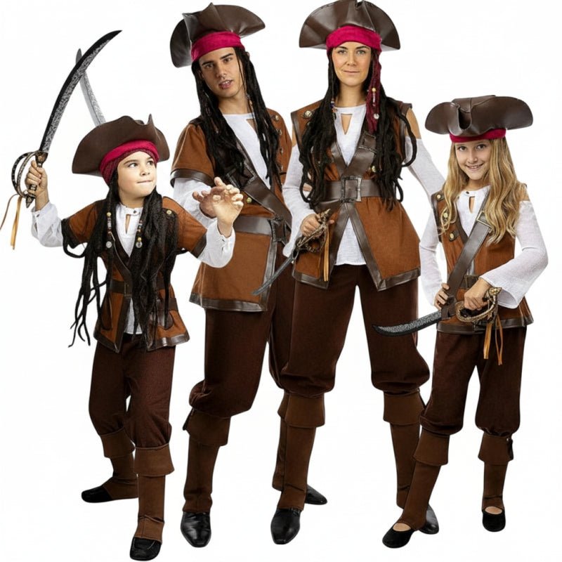 Gruppe von Piraten Karibik-Kollektion