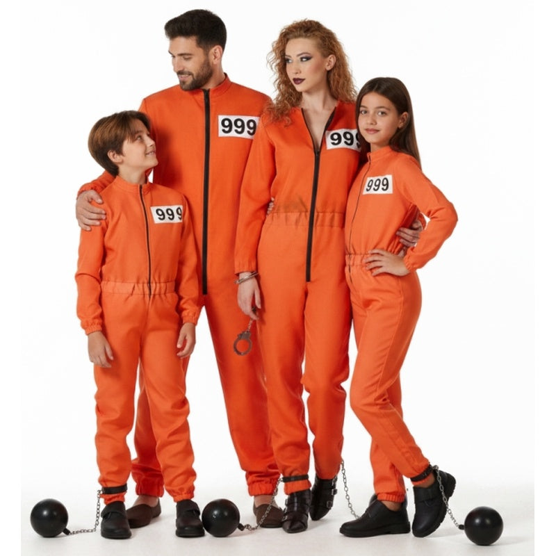 Gruppe von Orangefarbene Gefangene