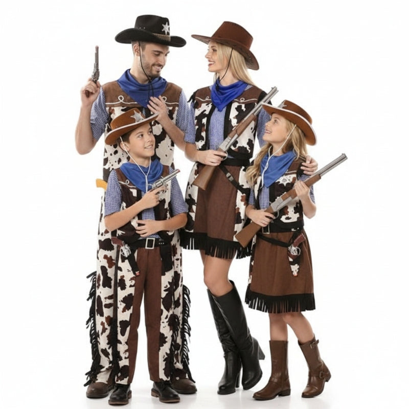 Gruppe von Cowboys aus dem Fernen Westen