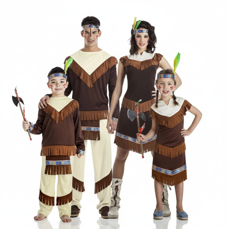 Gruppe von Tahoe-Indianer