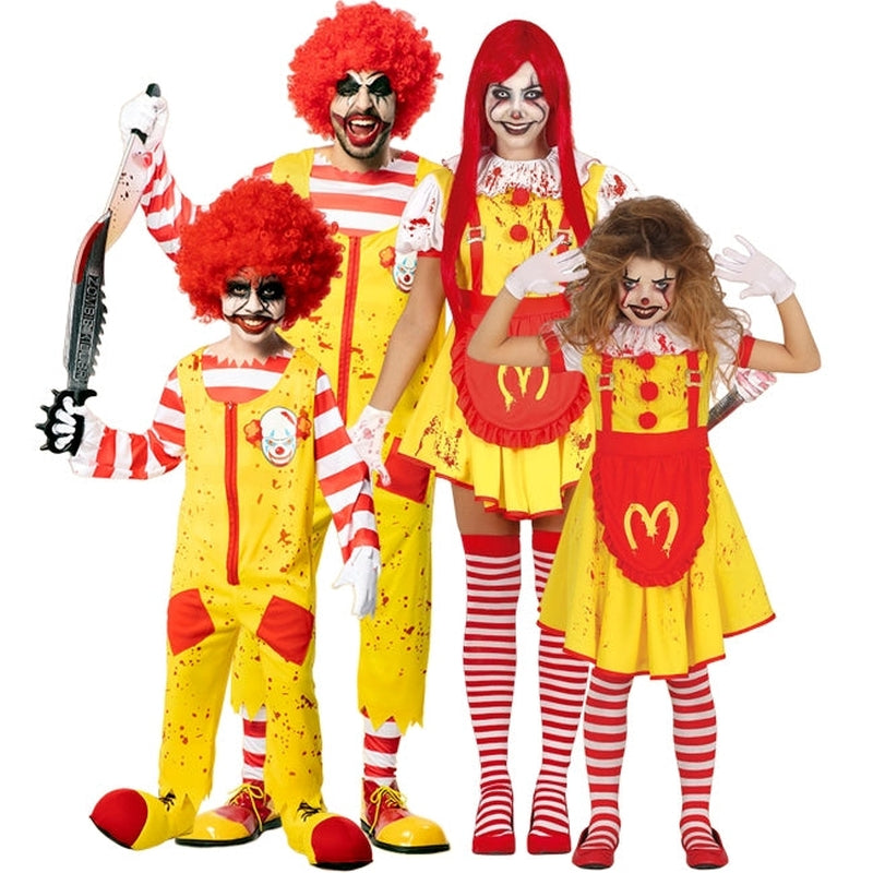 Gruppe von Verdammte McDonalds Clowns