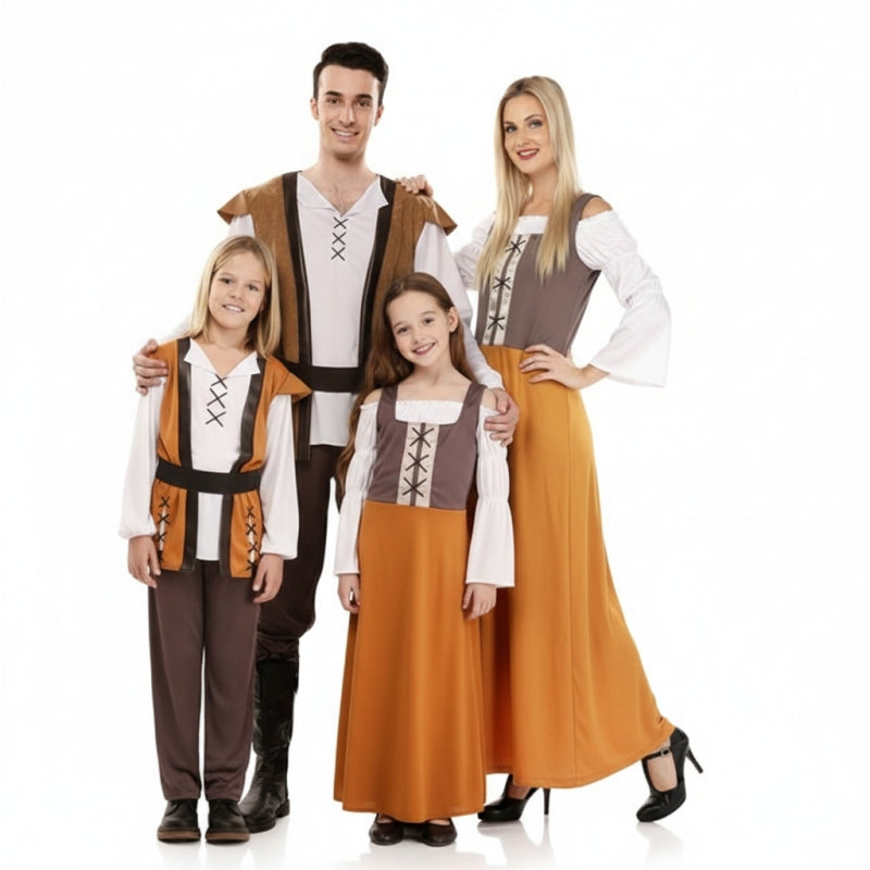 Gruppe von Mittelalterliche Gastwirte