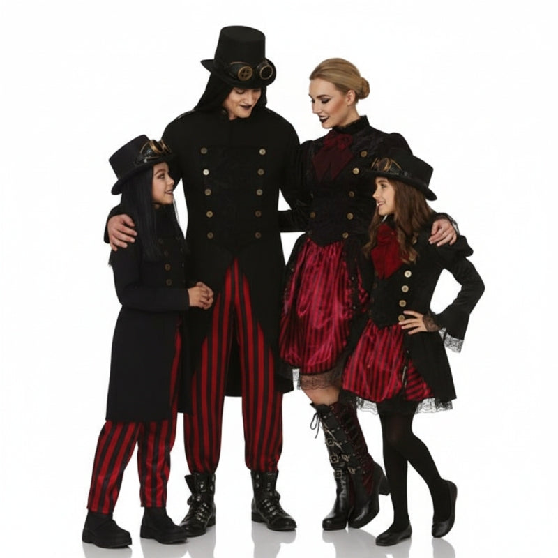 Gruppe von Steampunk-Vampire