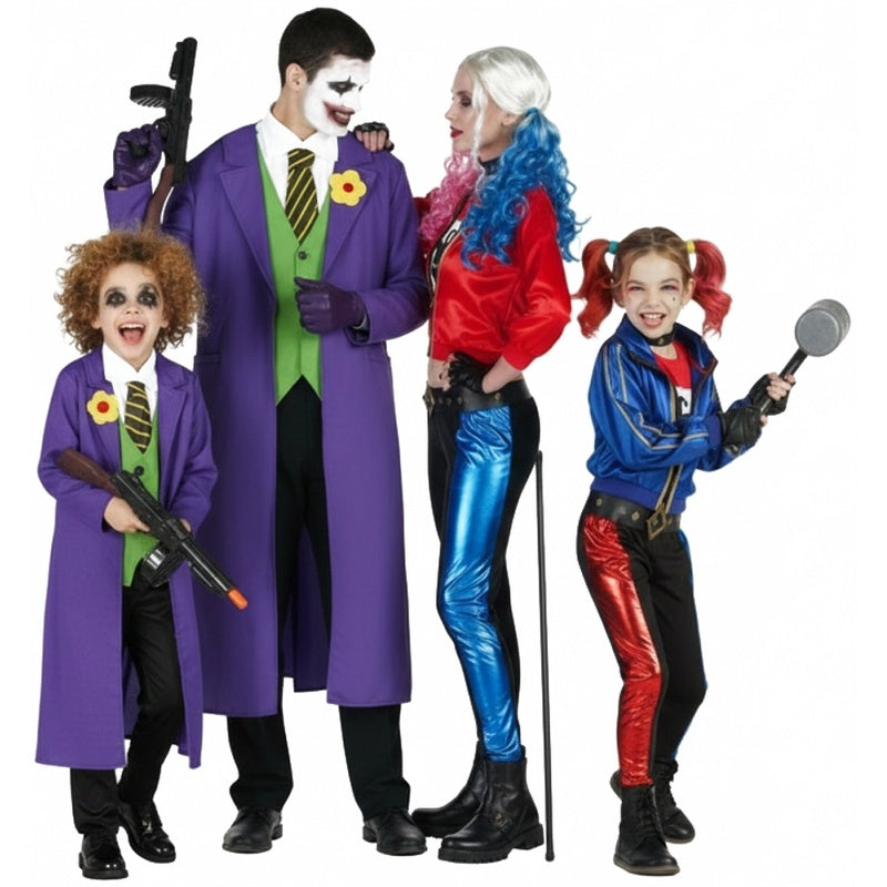 Gruppe von Joker und Harley Quinn Suicide Squad