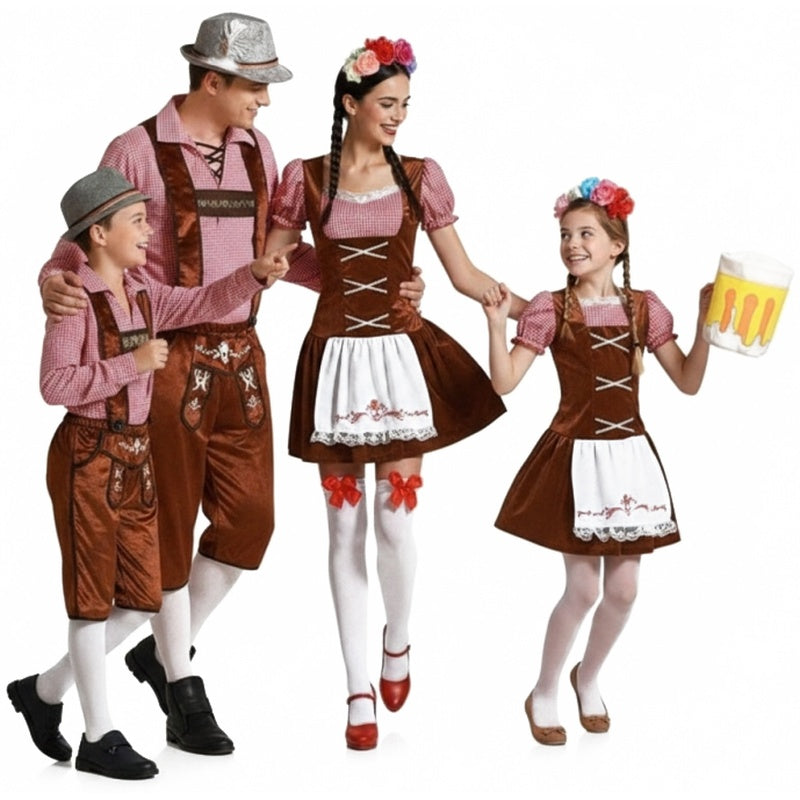 Gruppe von Deutsche Oktoberfest-Bajuwaren