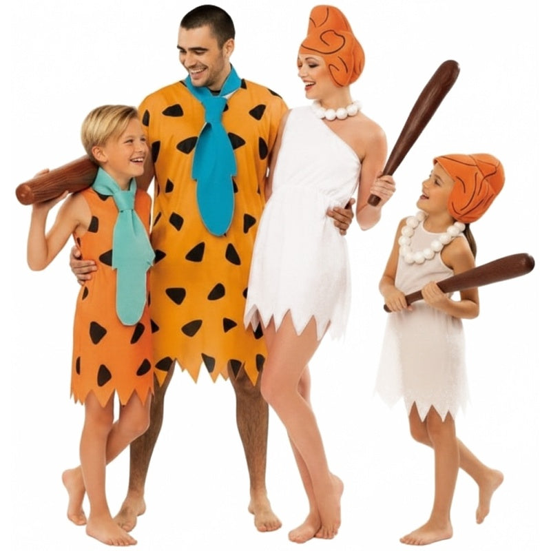 Gruppe von Familie Feuerstein