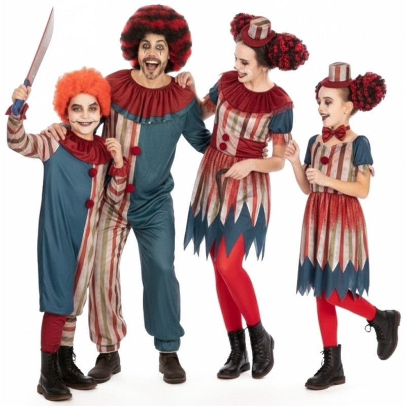 Gruppe von Clowns Zirkus des Terrors
