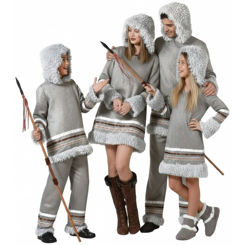 Gruppe von Alaska-Eskimos