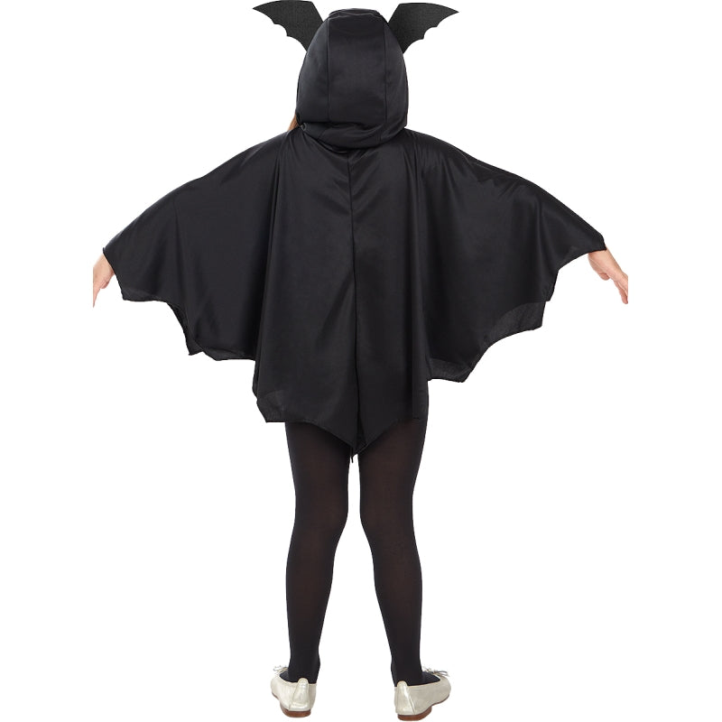 Disfraz de Capa Negra Murciélago infantil Espalda