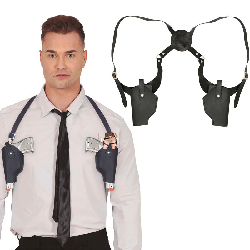 Cartuchera doble policía