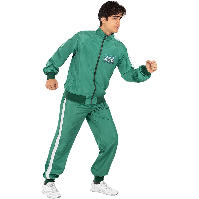 Disfraz de Chándal El Juego del Calamar nº 456 - Oficial Netflix adulto unisex Bis