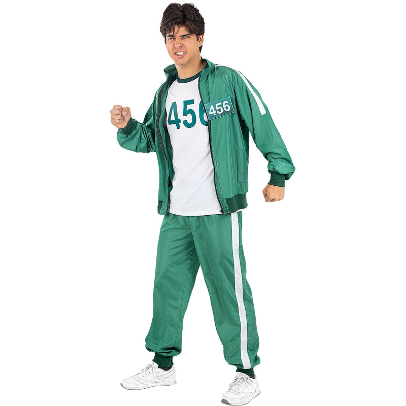 Disfraz de Chándal El Juego del Calamar nº 456 - Oficial Netflix adulto unisex Perfil