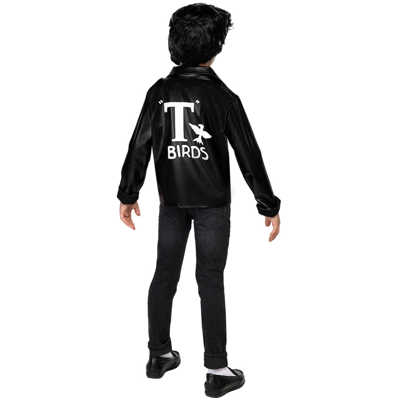 Disfraz de Chaqueta Negra T-Birds - Grease para niño Espalda
