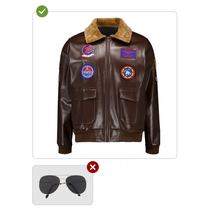 Disfraz de Aviador Maverick de Top Gun para hombre Contenido