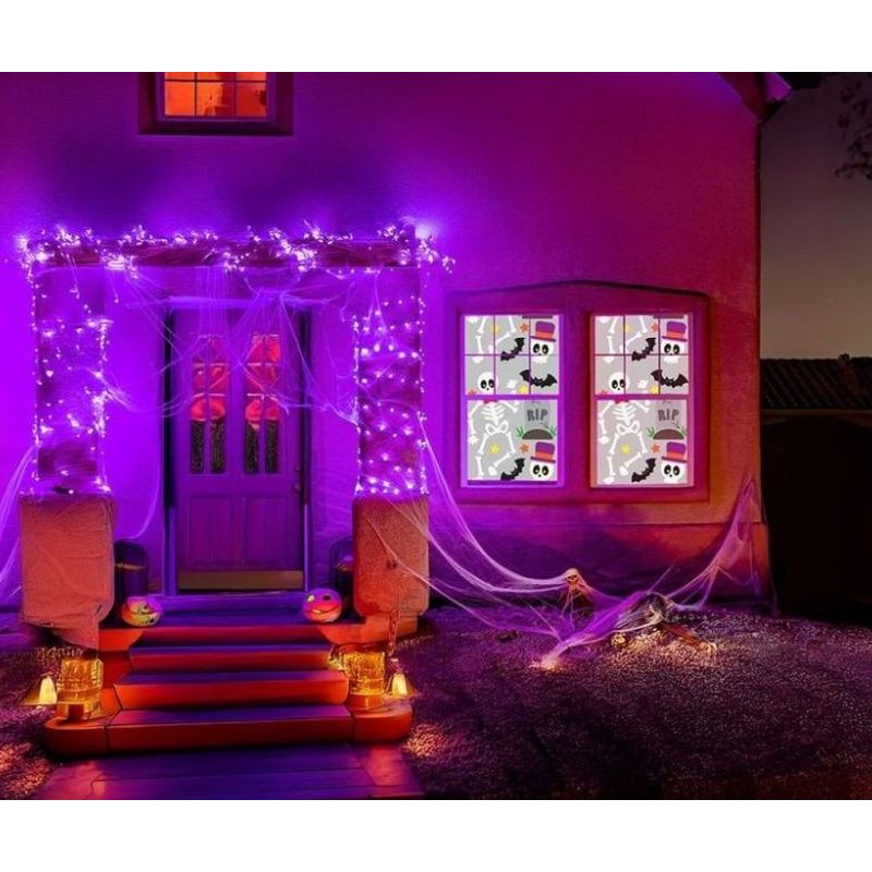 Decoración Gel Esqueletos Halloween Imagen