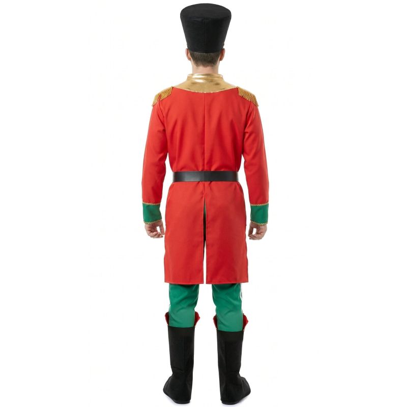 Disfraz de Cascanueces Navideño para hombre Espalda