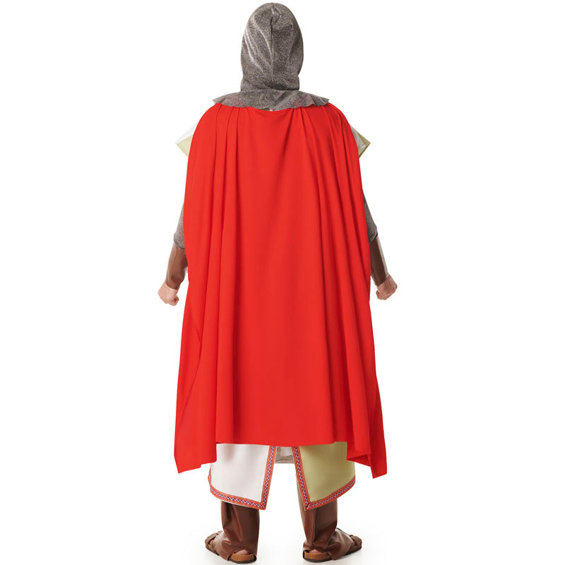 Disfraz de Caballero Medieval León para hombre Espalda