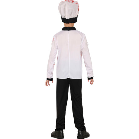 Disfraz de Cocinero Caníbal para niño Espalda