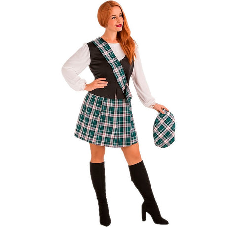 Disfraz de Escocesa Celta para mujer