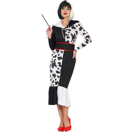 Disfraz de Lady Cruella de Vil para mujer