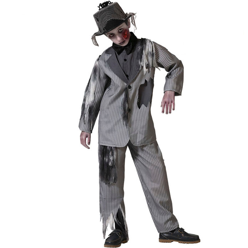 California Costumes Geisterhafter Bräutigam Kostüm Für Herren – Inkl. Jacke, Hose, Hemd Mit Fliege & Totenkopf-Boutonniere – Gruseliger Look Für Halloween & Kostümpartys – Einheitsgröße