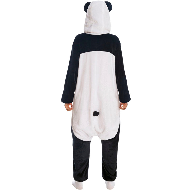 Disfraz de Oso Panda Kigurumi Adulto espalda