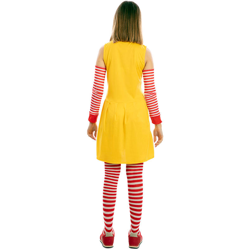 Disfraz de Payasa Ronald Mc asesina para mujer Espalda