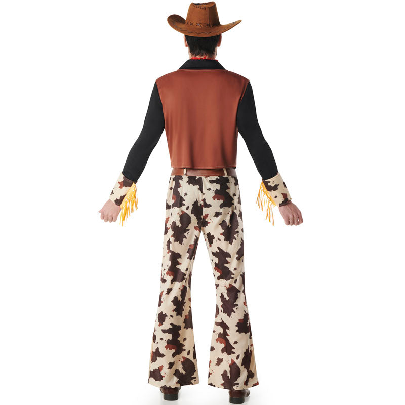 Disfraz de Vaquero Rancho fuerte para hombre Espalda