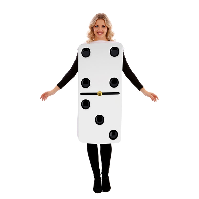 Disfraz de Ficha Dominó 4x3 adulto unisex Bis