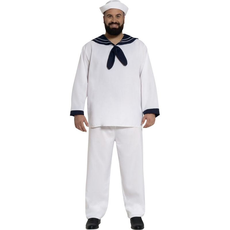 Disfraz de Marinero Blanco Tradicional para hombre Bis