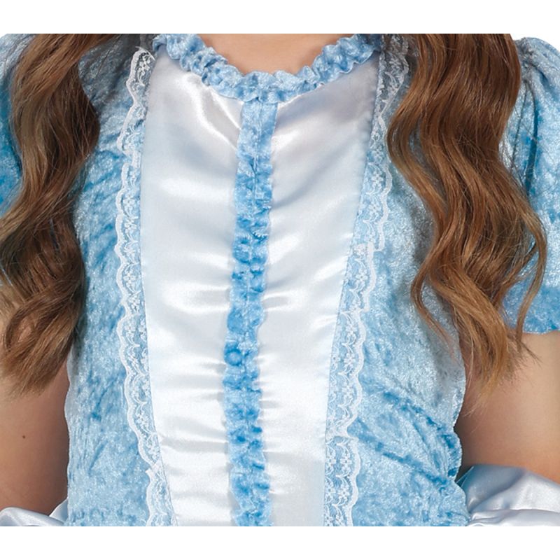 Disfraz de Princesa Azul Fantasía para niña Detalle