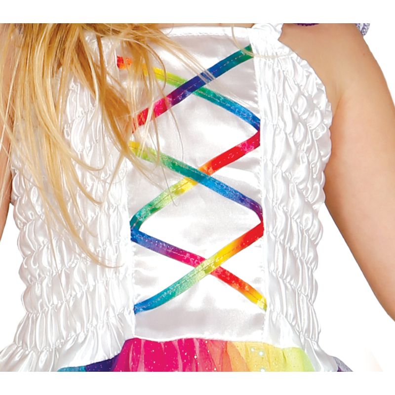 Disfraz de Unicornio con Tutú Multicolor para niña Detalle