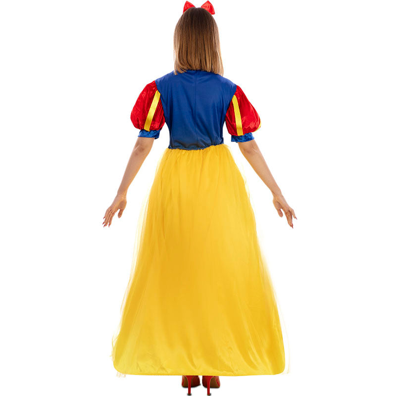 Disfraz de Blancanieves en el bosque para mujer Espalda