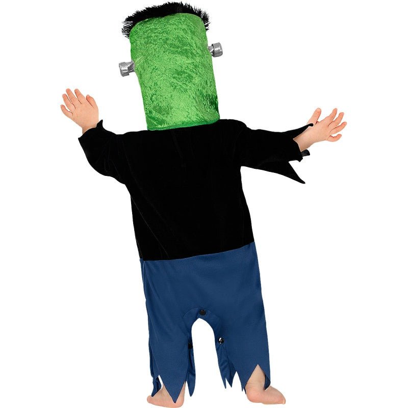 Disfraz de Monstruo Frankenstein para bebé Espalda