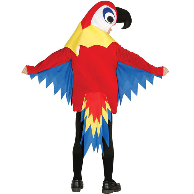 Tropischer Papagei Kostüm für Kinder