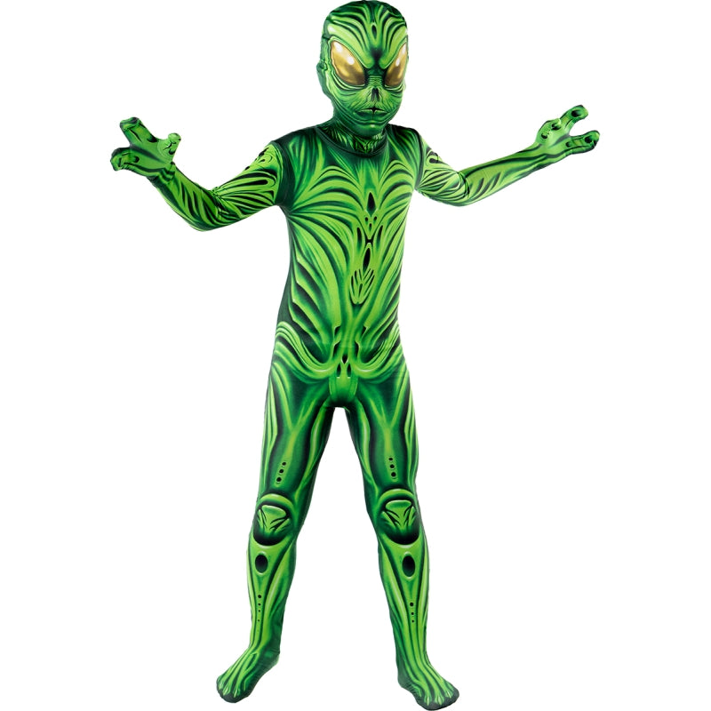 Disfraz de Monstruo Extraterrestre segunda piel para niño Bis