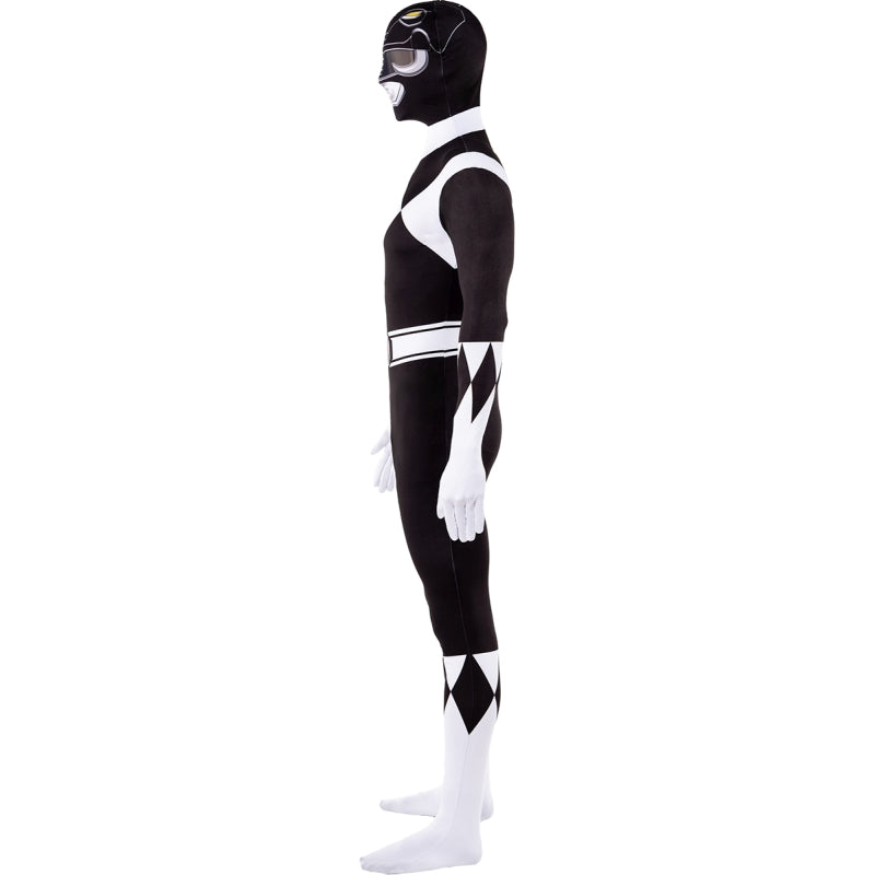 Disfraz de Power Ranger Negro Segunda piel adulto unisex Perfil