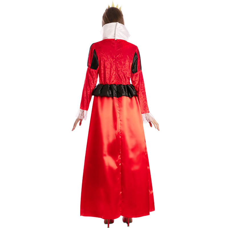 Disfraz de Reina de Corazones para mujer Espalda