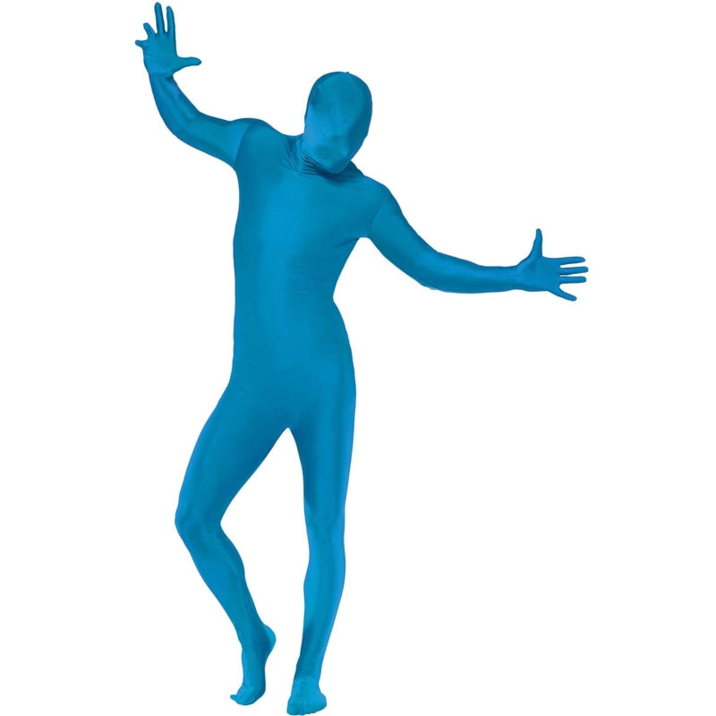 Disfraz de Morphsuit Segunda Piel Azul adulto unisex