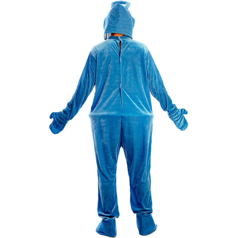 Disfraz de Teletubbie azul adulto unisex Espalda
