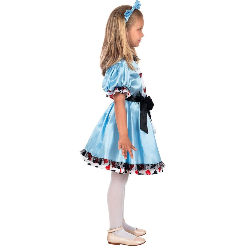 Disfraz de Alicia Deluxe para niña Perfil