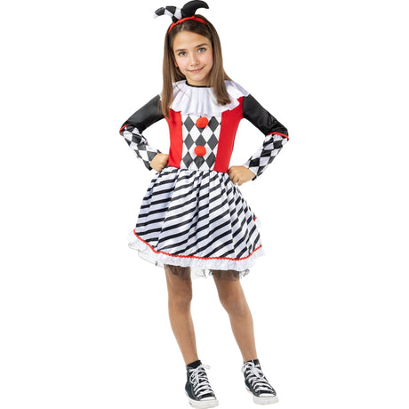 Disfraz de Arlequín Clásico para niña