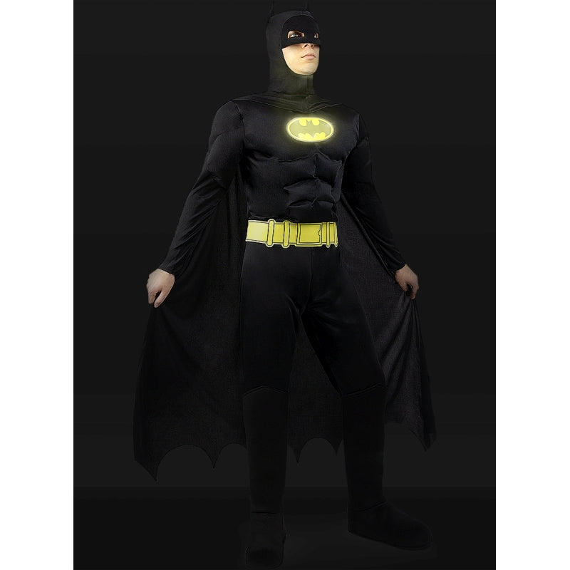 Disfraz de Batman TDK Lights On de El Caballero Oscuro para hombre Oscuridad