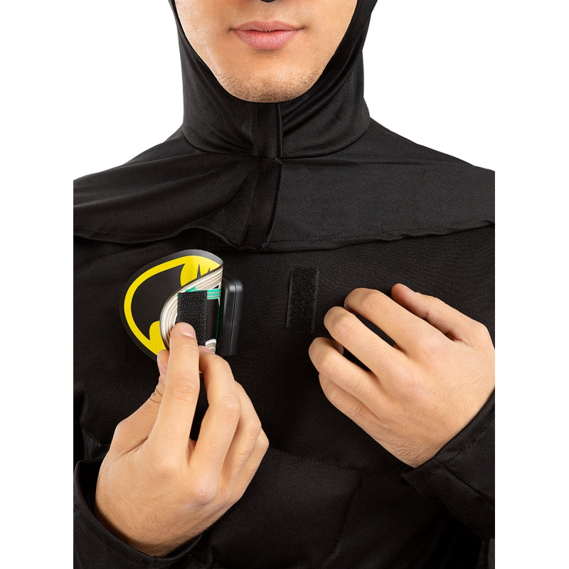 Disfraz de Batman TDK Lights On de El Caballero Oscuro para hombre Detalle