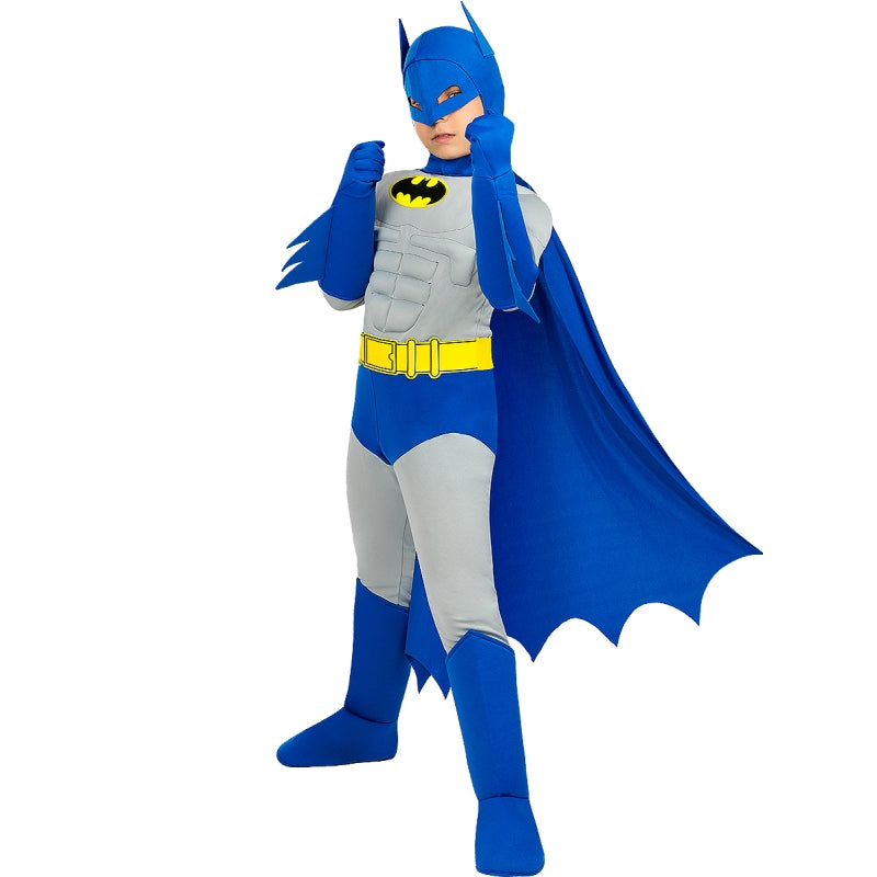 Disfraz de Batman The Brave and the Bold deluxe para niño Perfil Bis