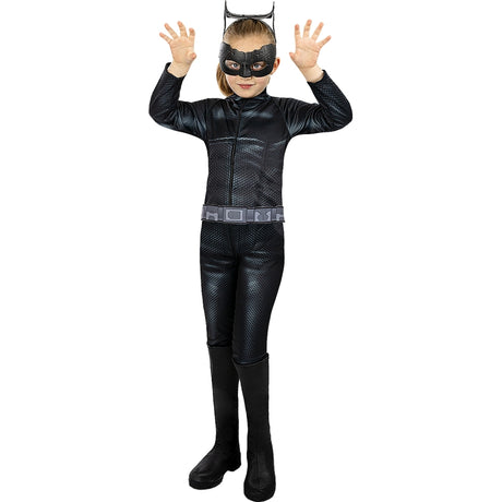 Disfraz de Catwoman para niña Bis