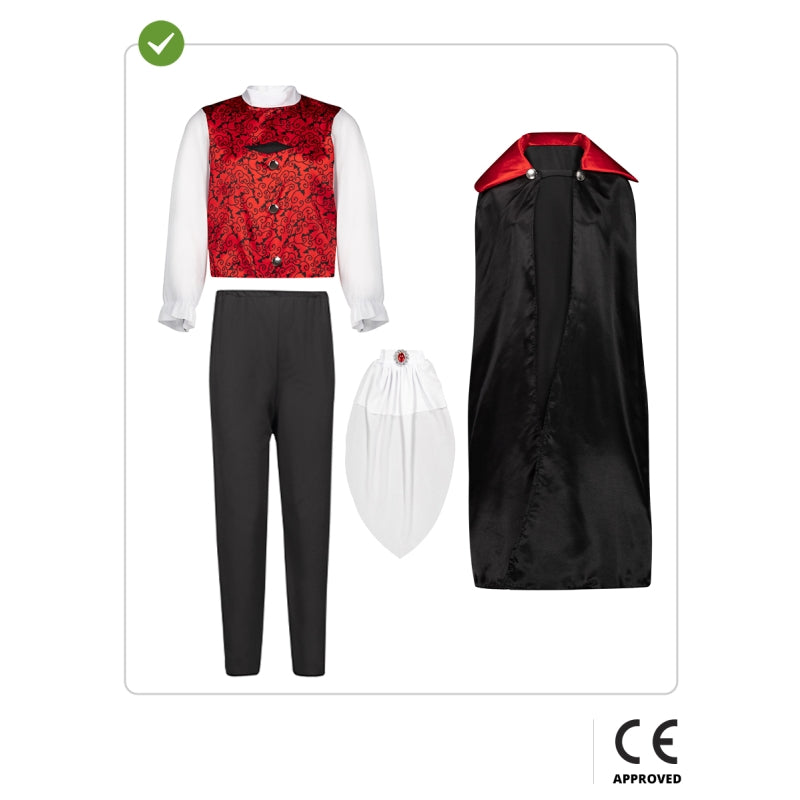 Disfraz de Conde Drácula para niño Contenido